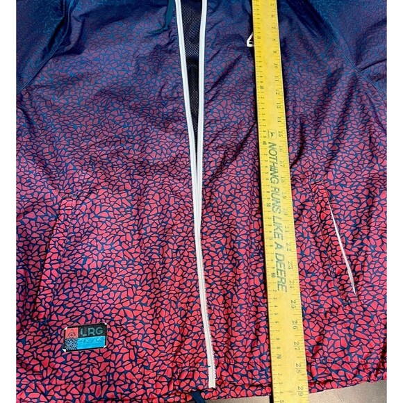 Lifted Research Group Mens Windbreaker Jacket Zip Up Size XL Fall Coat Athletic - Picture 5 of 8